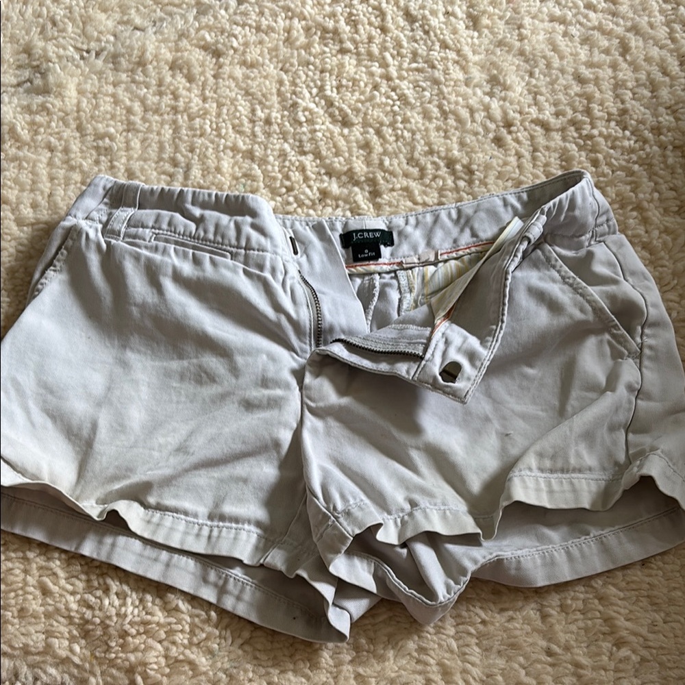 J. Crew Gray Chino Shorts
